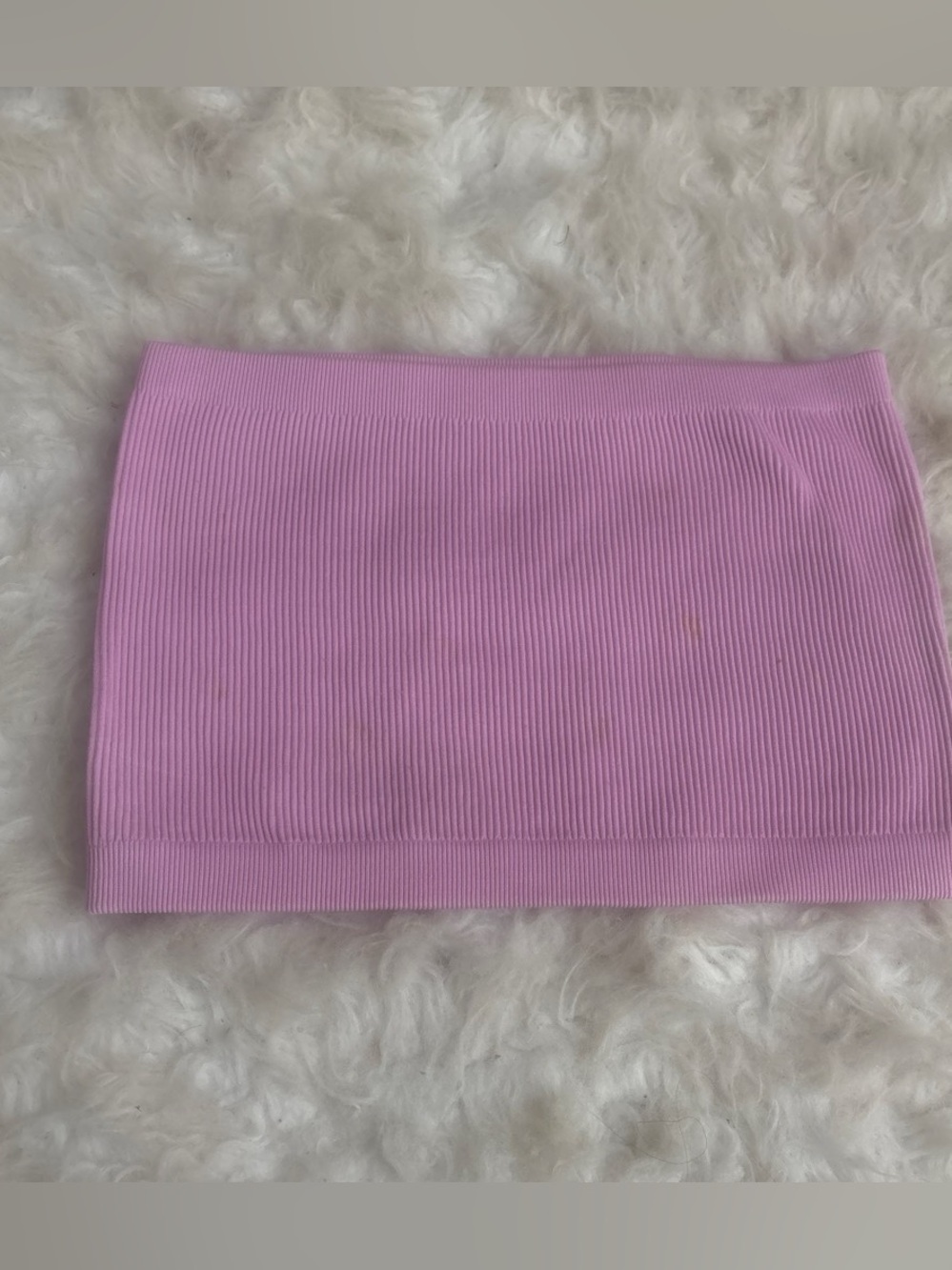 Target Pink Ribbed Crop Top